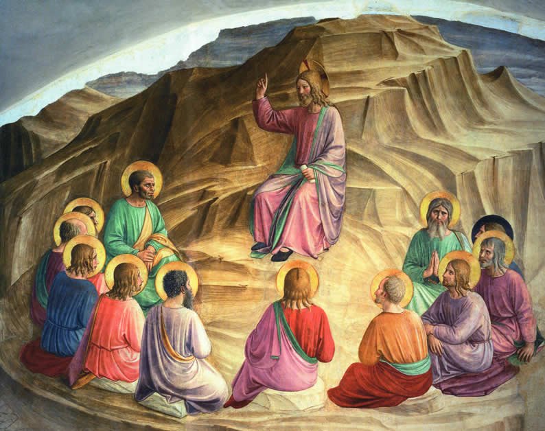 Beato Angelico, Il discorso della montagna, Museo di San Marco - Firenze