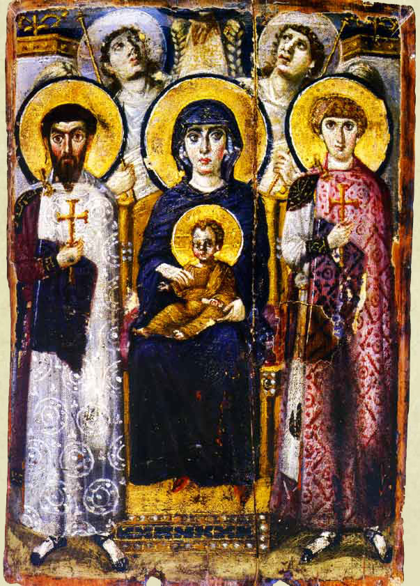 Madonna in trono, Kyriotissa, Monastero di Santa Catarina del Sinai Madonna in trono, Kyriotissa, Monastero di Santa Catarina del Sinai